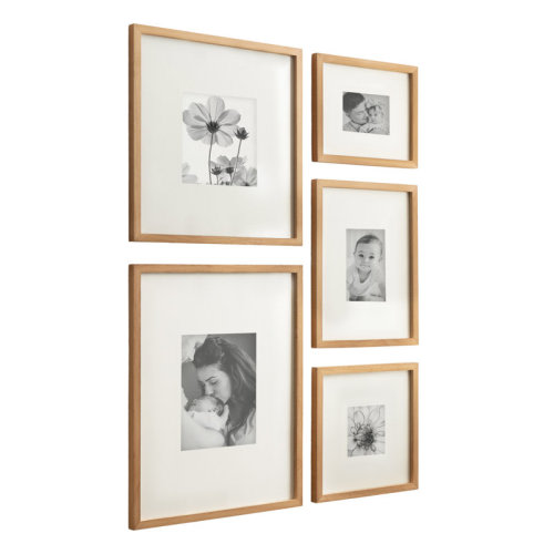 Wrought Studio™ Five-Piece Gallery Picture Frame Set | Wayfair