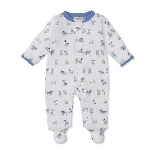Kissy Kissy Puppy's Sleigh Ride Fun Footie W/Zip 5208