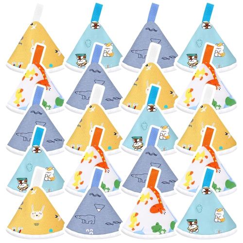 20 Pcs Baby Boy Pee Shield Cover,Pee Covers Baby Boy Pee Cap, Reusable Pee Shield for Baby Boy Water Absorption Diaper Changing Accessory for Boys Newborn Birthday Gift (Animal)