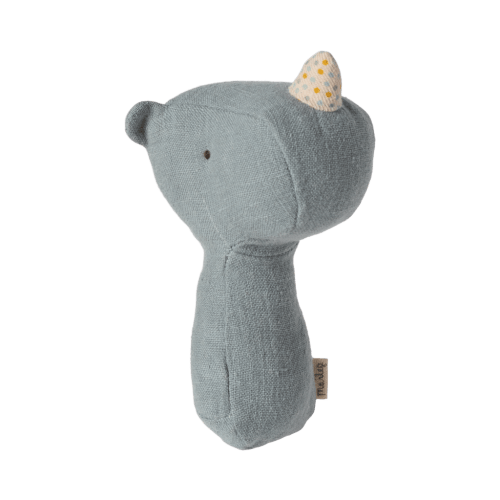 Lullaby friends, Rhino rattle - Dusty blue