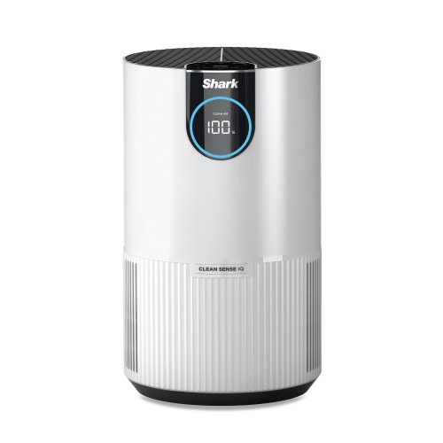 Shark Clean Sense IQ, Odor Lock For Bedroom Office 4 -Speed White HEPA Air Purifier (Covers: 500-sq ft )