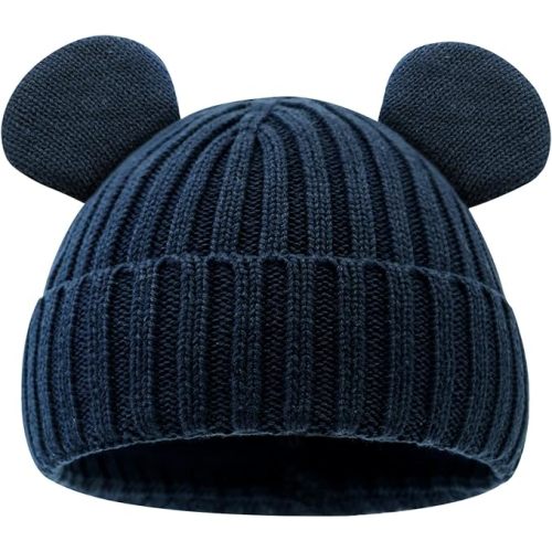 Toddler Boy Winter Beanie Baby Knit Hat Warm Girl Beanies Newborn Cute Hats for Kids