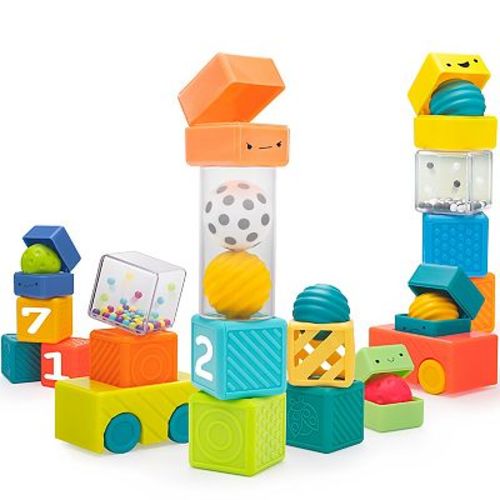 Sassy Baby Busy Builder Activity Blocks Set