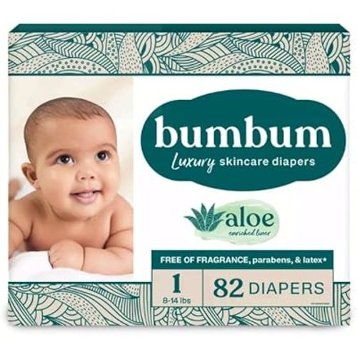 Bum-Bum Luxury Fragrance-Free Disposable Diapers - (Select Size and Count) (Size-1)