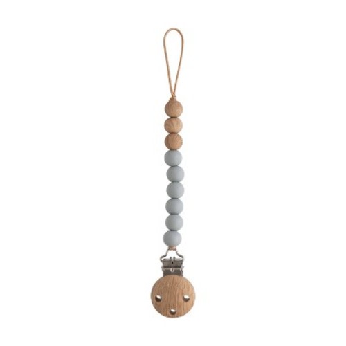 Mushie Silicone Pacifier Clip - Eva Stone