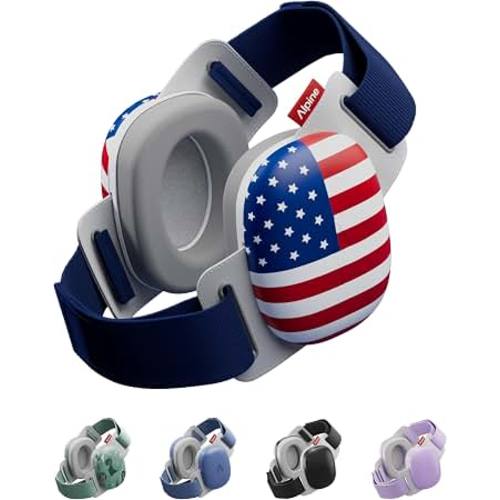 Amazon.com: Alpine Muffy Baby Ear Muffs Noise Protection | Toddler Ear Protection | Up to 5 years | America250 Edition | Baby Hearing Protection | Noise Reduction | Adjustable Headband | Baby Essentials