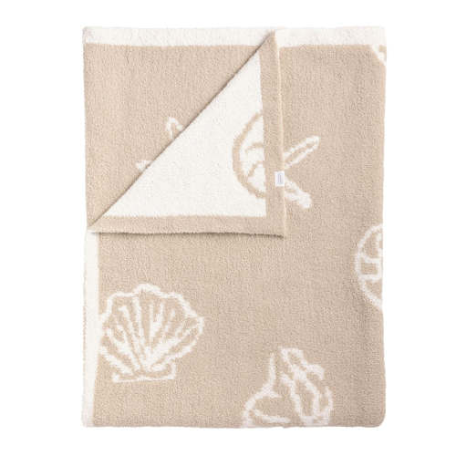 Mud Pie Coastal Luxe Chenille Blanket
