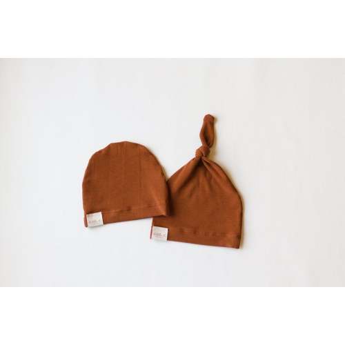 Rust Orange Infant & Toddler Hat Top Knot Hat Infant - Etsy