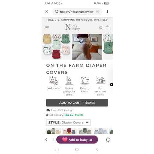 On The Farm Diaper Covers