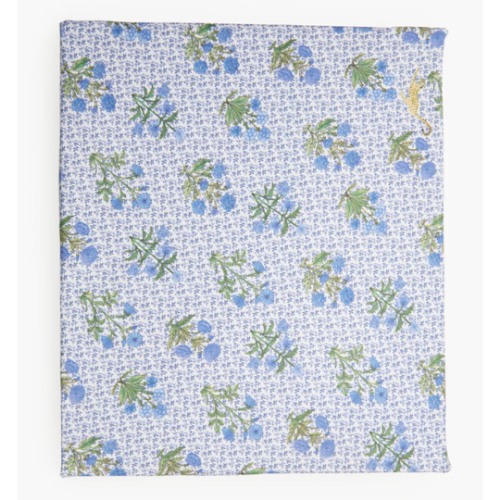 Hill House The Crib Sheet - Blue Block Print