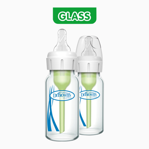 Dr. Brown's Anti-colic Options+ Narrow Glass Baby Bottle - 4 Oz, 2