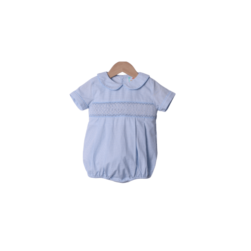 Smocked Heirloom Gingham Bubble