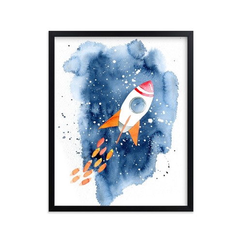 Space Adventure Wall Art by Katrina Pete