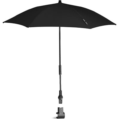 Stokke YOYO Parasol, Black - UPF 50+ Protection - Compatible with The 0+ Newborn Pack, Newborn Shell, Car Seat & 6+ Color Pack