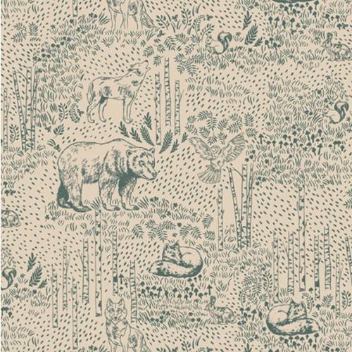 Forest Animals Fitted Crib Sheet