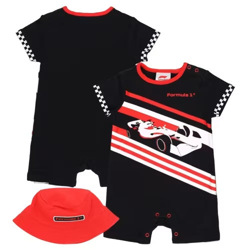 Formula 1 Romper and Bucket Hat