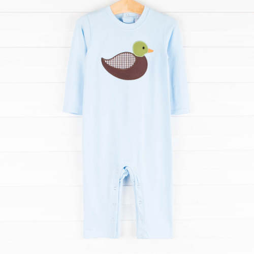 Harrison Mallard Romper, Blue – Stitchy Fish