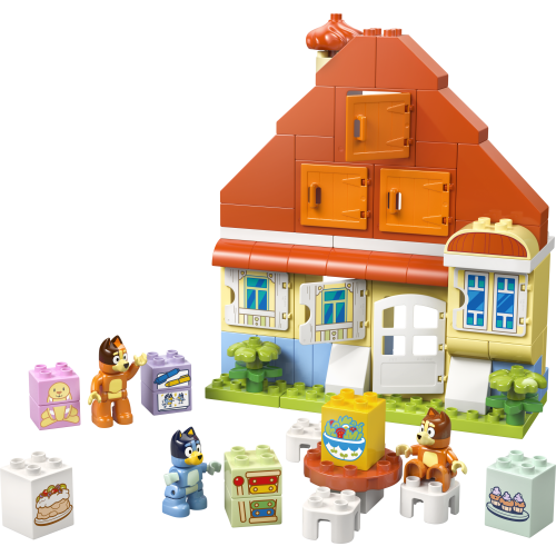Bluey's Family House with Memory Game