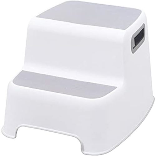 Ubbi Wide 2 Step Stool for Kids, Toddler Stool for Toilet Potty Training, Slip Resistant Soft Grip for Safety