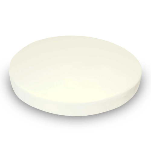 SheetWorld 100% Cotton Jersey Round Crib Sheet, Organic Ivory, 42 x 42