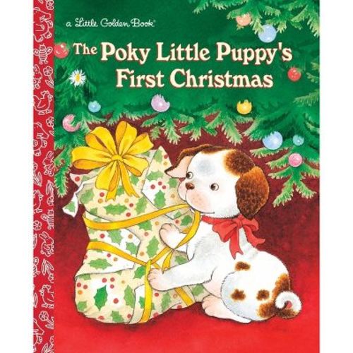The Poky Little Puppy's First Christmas - (Little Golden Book) by Justine Korman (Hardcover)