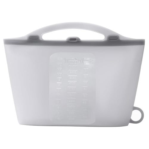 Large Microwave Steam Sterilizer Bag for Baby Bottles, Breast Pump Parts & Other Toddler Accessories, Reusable Sterilizing Storage Bag for Travel, 85oz