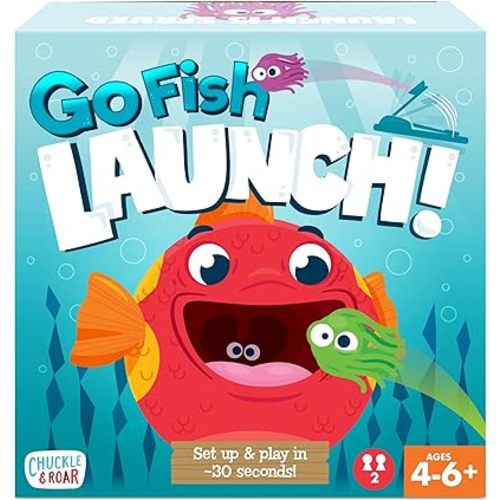 Chuckle & Roar Go Fish Feeding Frenzy Family Game