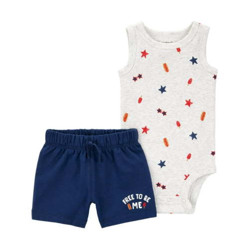 12m Carter's Child of Mine Baby Boy Patriotic Outfit Set, 2-Piece, Sizes Newborn-12 Months