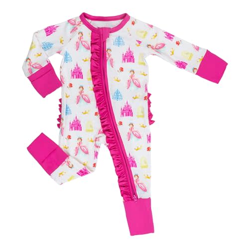LollyBanks Baby Pajamas for Girls, Viscose from Bamboo Infant Romper