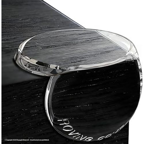 Roving Cove Clear Corner Protector, Pre-Taped 3M Adhesive, Easy-to-Peel Tab, No Odor, No Residue, Baby Proofing Furniture Safety Bumper Guards, Pack of 8