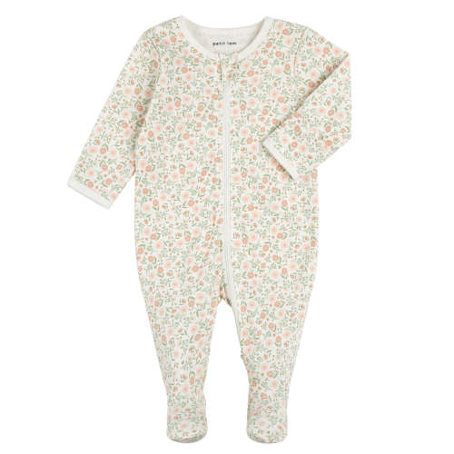 Pyjama Fleurs Lapins - 3 mois