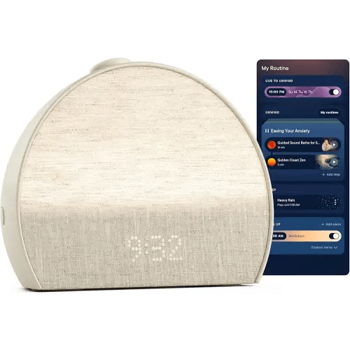 Hatch Restore 3 Sunrise Alarm Clock, Sound Machine, Smart Light (Putty) - White Noise, Screen-Free Sleep Routine