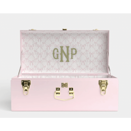 Petite Trunk - Pink - Bella’s Bows / Embroidery