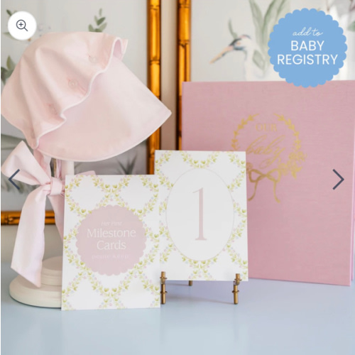 First Year Milestone Cards & Stand | Petite Keep