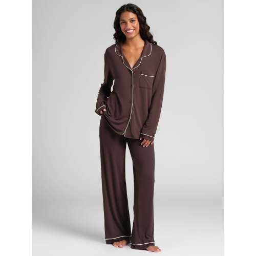 Luna Lounge Long Sleeve Pajama Set | Cozy Matching PJ Set | Comfrt