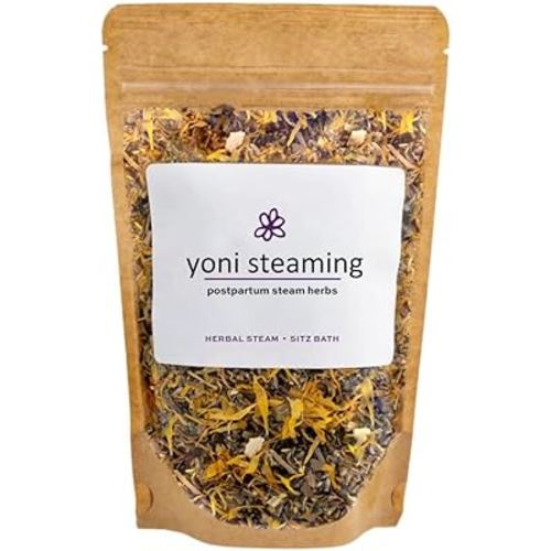 Postpartum Yoni Steaming Herbs & Soothing Sitz Bath Soak For Birth Recovery | Natural Remedy For Healing Perineal Tissues, Hemorrhoids, Episiotomies | Vaginal Steam Herbs | 2-3 Steams