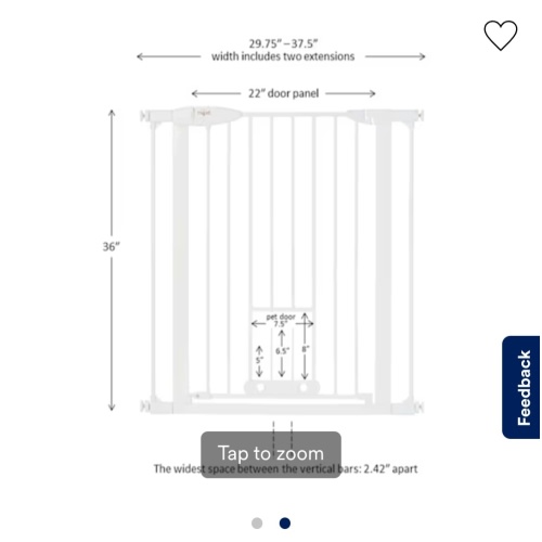 MyPet Tall & Wide Walk Thru EasyPass Pet Gate | Petco