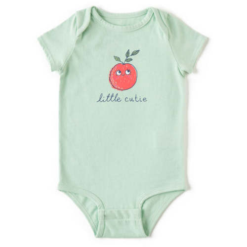 Infant Little Cutie Short Sleeve Crusher Baby Bodysuit