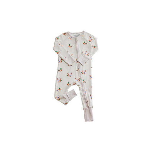 LITTLE MALLARD CONVERTIBLE BAMBOO ZIP ROMPER – First Glimpse Baby & Kids Boutique