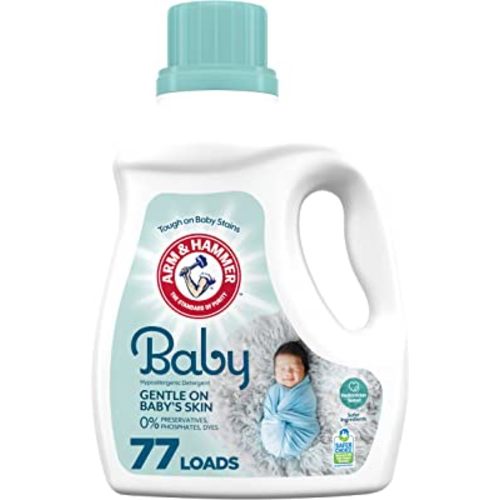 Arm & Hammer Baby, 77 Loads Liquid Laundry Detergent, 100.5 Fl oz