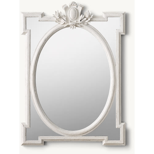 Juliette Large Dresser Mirror - Antique White | RH Baby & Child