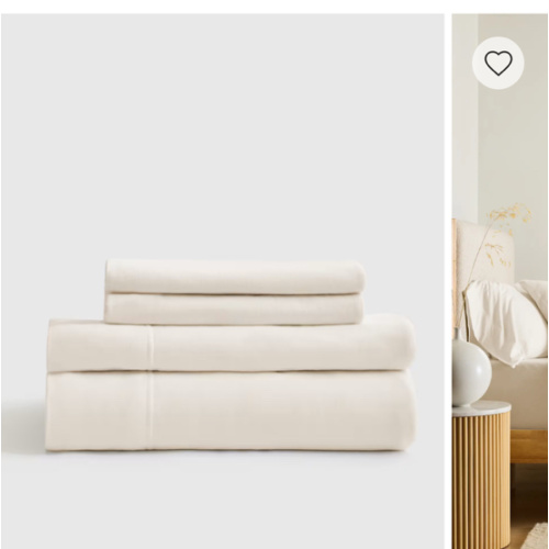 Organic Jersey Sheet Set in Natural