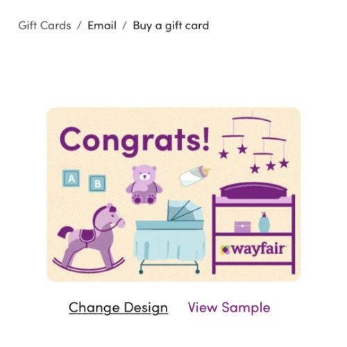 Wayfair.com Giftcard