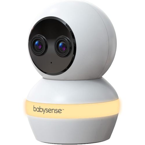 Babysense Touch Add-On Camera Unit – 4MP Dual-Lens (Wide & Telephoto), 6X Hybrid Zoom, AI Auto Tracking & Focus Area, Night Vision, Compatible w Touch Parent Unit/App (Monitor Not Included)