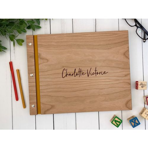 Adoption Memory Life Book | Wooden Memory Book | Adoption Edition