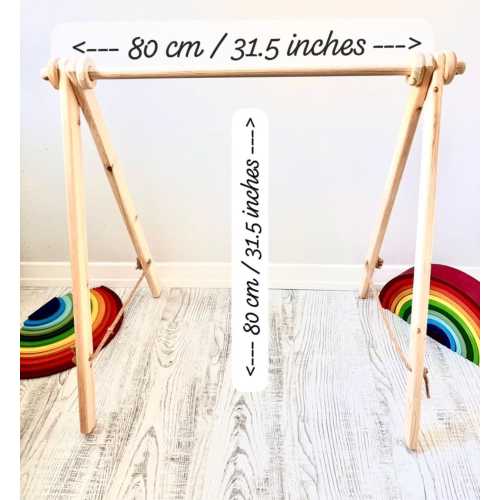 Wooden baby gym, montessori baby gym, baby play gym, wooden baby play gym, mobile holder, montesori hanging mobile holder, baby play gym