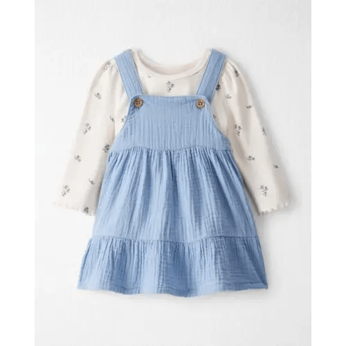 Baby Girl 2-Piece Organic Cotton Jumper Set - Little Planet | Carter's