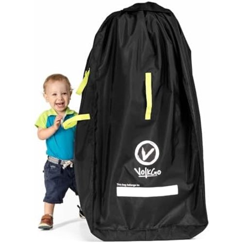 XL Stroller Travel Bag for Airplane with Backpack Shoulder Straps, Stroller Cover for Air Travel, Jogger & Carrier, Waterproof Travel Cover (18x24x47 in)