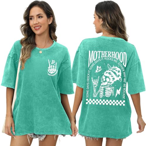 Nursing Shirts for Breastfeeding Zipper Maternity Summer Shirt for Women Motherhood Breast Feeding Friendly Tops(Green,M)