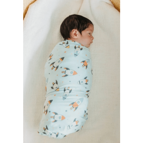Bamboo Swaddler- Rocketeer